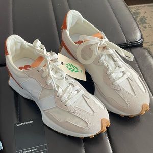 Womens New Balance 327 sea salt rust oxide size 6
